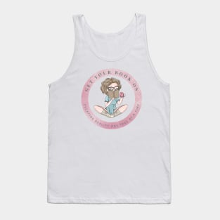 Get Your Book On Circular Logo Tank Top